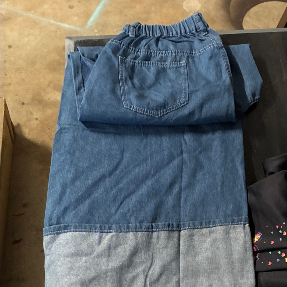 Wide leg jeans